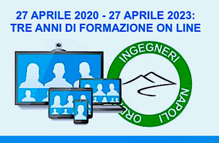 27 aprile 2020-27 aprile 2023: tre anni di formazione On Line. E altre innovazioni sono in arrivo