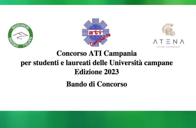 “Un’idea per l’energia”: concorso ATI Campania per studenti e laureati delle Università campane ed. 2023. Domande di partecipazione entro il 10 novembre