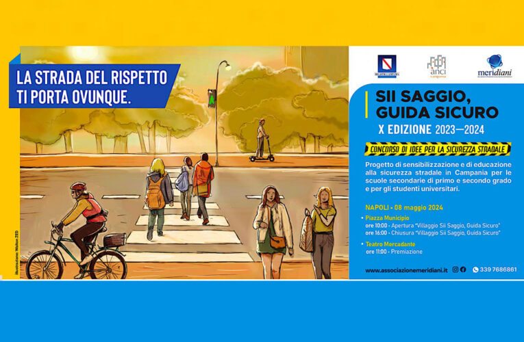 “Sii saggio, guida sicuro”: decima edizione del progetto di educazione stradale. L’Ordine degli ingegneri di Napoli patrocina e sostiene l’iniziativa